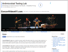 Tablet Screenshot of concertvideo411.com